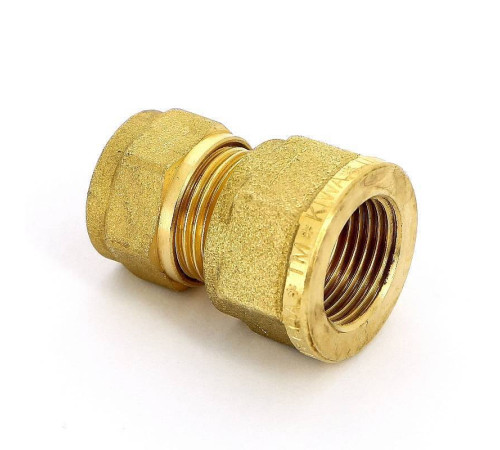 Муфта обжимная Tiemme 1100 12 мм х 3/8 ВР латунная 1000128