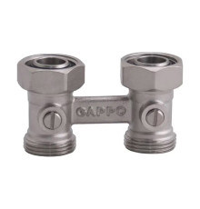 Узел нижнего подключения радиатора Gappo G267 прямой 3/4 x 3/4 EK G267