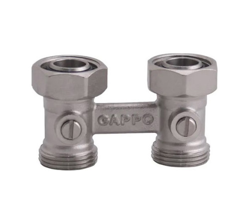 Узел нижнего подключения радиатора Gappo G267 прямой 3/4 x 3/4 EK G267