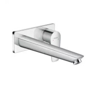 Смеситель для раковины Hansgrohe Talis E настенный однорычажный скрытого монтажа излив 225 мм хром 71734000