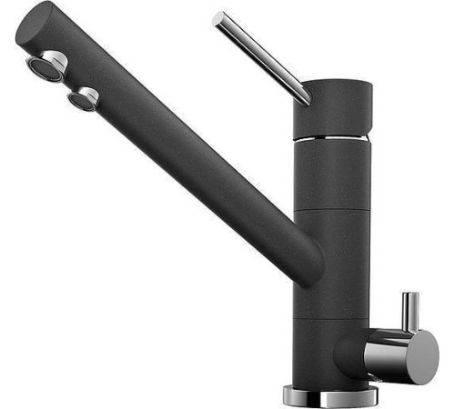 Смеситель для кухни под фильтр Omoikiri Tonami-BL черный 4994058