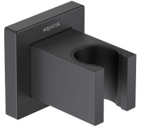 Держатель ручного душа Aquanet матовый черный AQ2401MB