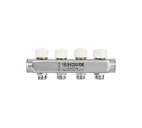 Коллектор Hoobs из нержавеющей стали с термостатическими клапанами 1 x 3/4 8 выходов HB-INCTO-711508