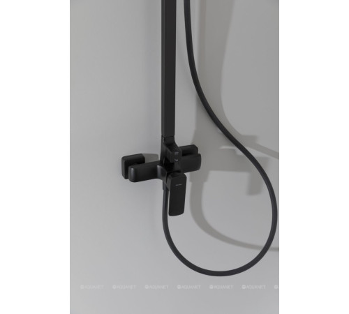 Душевая система Allen Brau INFINITY верхний душ 300 мм черный матовый 5.21012-31