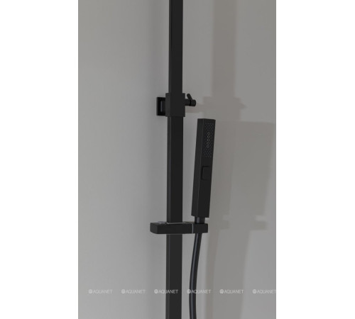 Душевая система Allen Brau INFINITY верхний душ 300 мм черный матовый 5.21012-31