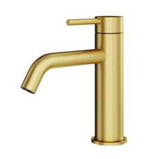 Смеситель для раковины Plumberia Selection IXO на 1 отверстие золото брашированное XO0053OB