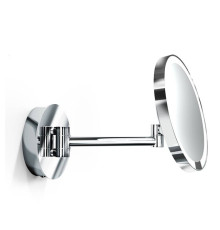 Зеркало косметическое Decor Walther Just Look WR 21.5 см LED 5x аккумулятор хром 0125600