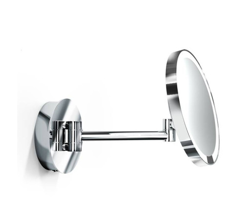 Зеркало косметическое Decor Walther Just Look WR 21.5 см LED 5x аккумулятор хром 0125600