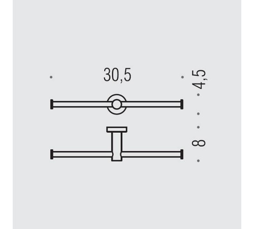 Держатель для туалетной бумаги двойной Colombo Design Plus черный матовый W4990.NM