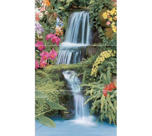 Панно Ceradim Cascade из 3 шт 75х45 см КПН16Cascade