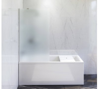 Шторка для ванны AM.PM Gem 80х140 см фиксированная W90BS-080-140CM