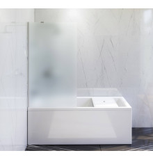 Шторка для ванны AM.PM Gem 80х140 см фиксированная W90BS-080-140CM