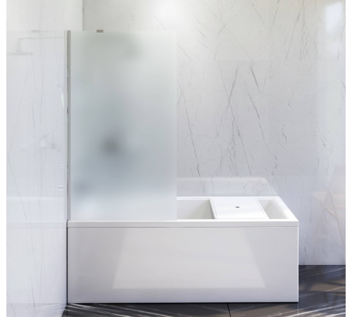 Шторка для ванны AM.PM Gem 80х140 см фиксированная W90BS-080-140CM