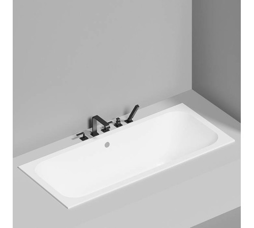 Ванна встраиваемая Salini Orlanda Axis 170 170х75х60 см S-Sense белый глянцевый 103213G