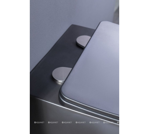 Унитаз подвесной Aquanet TAVR-W BW безободковый с сиденьем Soft Close черный матовый 00287011