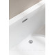 Ванна акриловая Allen Brau Priority 5 пристенная A 1600х780 мм белый матовый 2.31005.21A