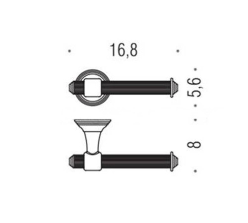 Держатель для туалетной бумаги Colombo Design Hermitage хром B3308.CR