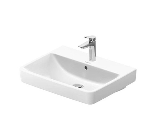 Раковина подвесная Duravit No.1 60x46 см 1 отверстие белый глянцевый 23756000002