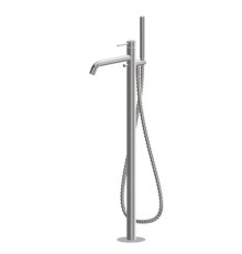 Смеситель для ванны напольный Newform X-Steel 316 с душем без встраиваемой части Inox 69684EX.50.050