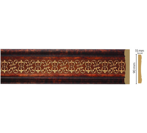 Молдинг DECOMASTER 163-767 90х12х2400 мм 163-767