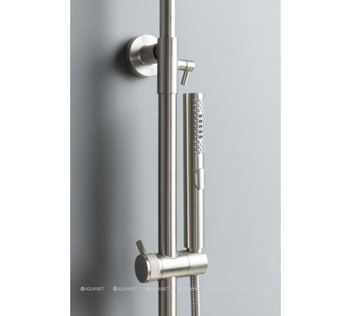 Душевая система Allen Brau Fantasy с термостатом и верхним душем 300 мм брашированный никель 5.11001-BN