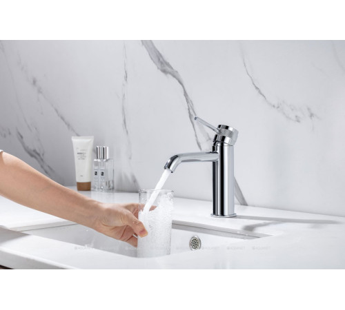 Смеситель для раковины Allen Brau Priority 3.0 излив 125 мм хром 5.31A01-00