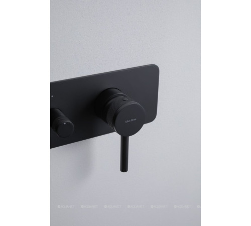Смеситель для ванны Allen Brau Priority 3.0 встраиваемый черный матовый 5.31A05-31