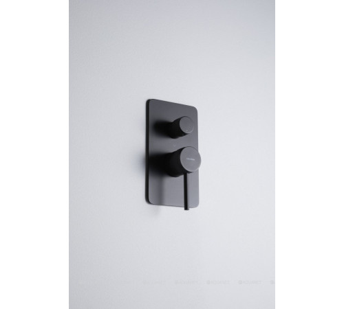 Смеситель встраиваемый Allen Brau Priority X3 на 3 выхода черный матовый 5.31A11-31