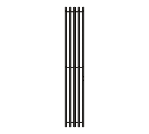 Полотенцесушитель электрический Primoclima Sol R C E Black 1500x240 мм 5 секций PCSolRCEBlack150245