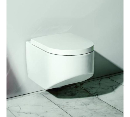 Унитаз подвесной Laufen Sonar 53х37х34 см безободковый белый матовый 8.2034.1.757.000.1