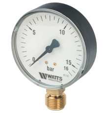 Манометр радиальный Watts MDR 80/16 1/2 Ду 80 мм 03.20.216