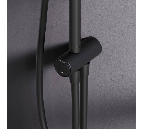 Душевая система AM.PM Like матовый черный F0790022