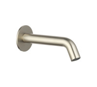 Излив встраиваемый AQUAMET 110-180 мм латунь никель шлифованный AQM8302BN