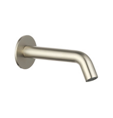 Излив встраиваемый AQUAMET 110-180 мм латунь никель шлифованный AQM8302BN