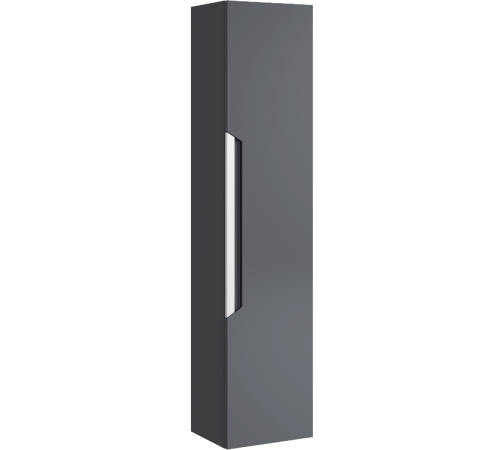 Пенал подвесной AQUATON Cube 300х1330х250 мм серый CUB0503GR