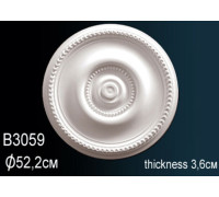 Розетка потолочная Perfect B3059 полиуретановая 590 мм B3059