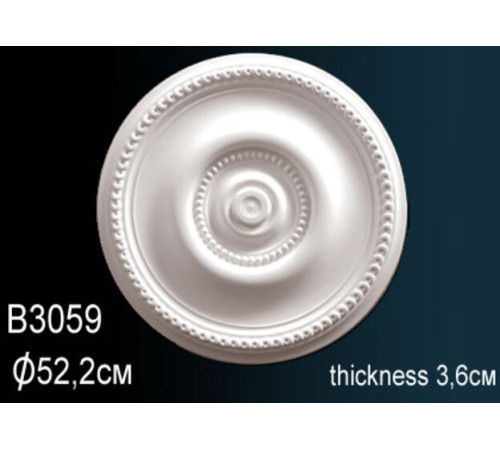 Розетка потолочная Perfect B3059 полиуретановая 590 мм B3059