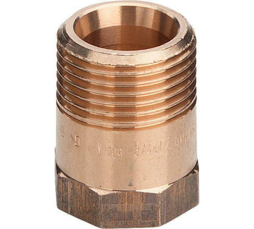Ниппель переходной Viega модель 3243 1 1/4 x 1 НВ бронза 446680
