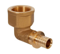 Угольник аксиальный переходный Hoobs 16х2.2 мм - 3/4 ВР HB-PEXLF-162234