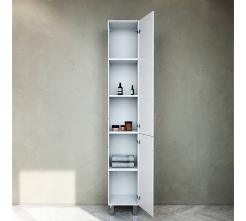 Шкаф-пенал напольный AM.PM Gem 30 см правый белый глянец M90CSR0306WG