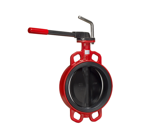 Затвор дисковый поворотный Гранвэл ЗПВС FL(w)-3-025/032-MN-Е Ду 25/32 Ру 16 межфланцевый с рукояткой BD01I30643