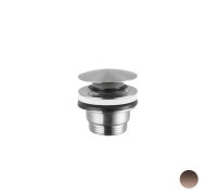 Донный клапан нажимной Newform X-STEEL 316 Stop&Go для раковин 15-67 мм PVD Brushed copper bronze 24686.59.067