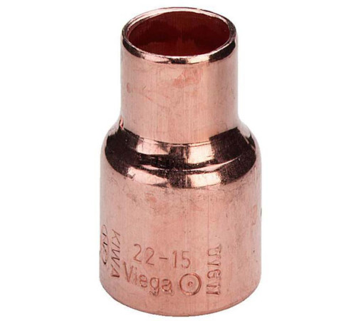 Муфта редукционная медная Viega 28х22 мм пайка 102111