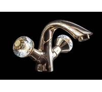 Смеситель для раковины Boheme Flora золото глянцевое 291-FL