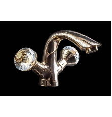 Смеситель для раковины Boheme Flora золото глянцевое 291-FL
