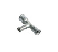 Тройник пресс переходный Henco латунь 26x20x20 мм 11P-262020