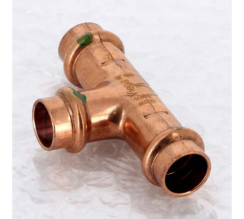 Тройник пресс медный Viega Profipress 15 мм 291952