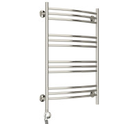 Полотенцесушитель электрический Стилье Формат 10 55.8x80 см выгнутый левый без покрытия 00511-8050