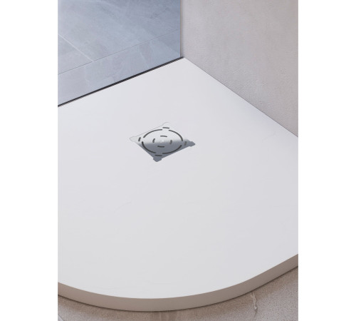 Душевой поддон полукруглый RGW ST/R-W 1000x1000 мм белый искусственный камень 16153100-01