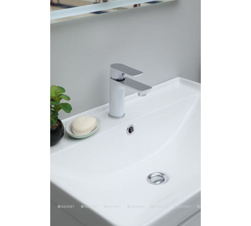 Комплект 1 Раковина керамическая накладная Aquanet Ирис 710x475x210 мм 00301804